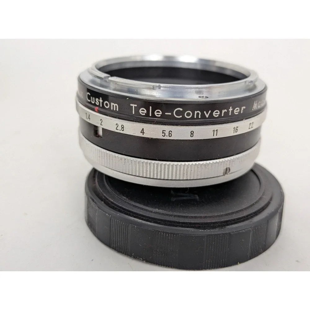 Vivitar Auto 2x Custom Tele-Converter Model 2X-4 Camera Photo Lens